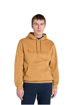 FELPA CON CAPPUCCIO HAMPTON GIALLA